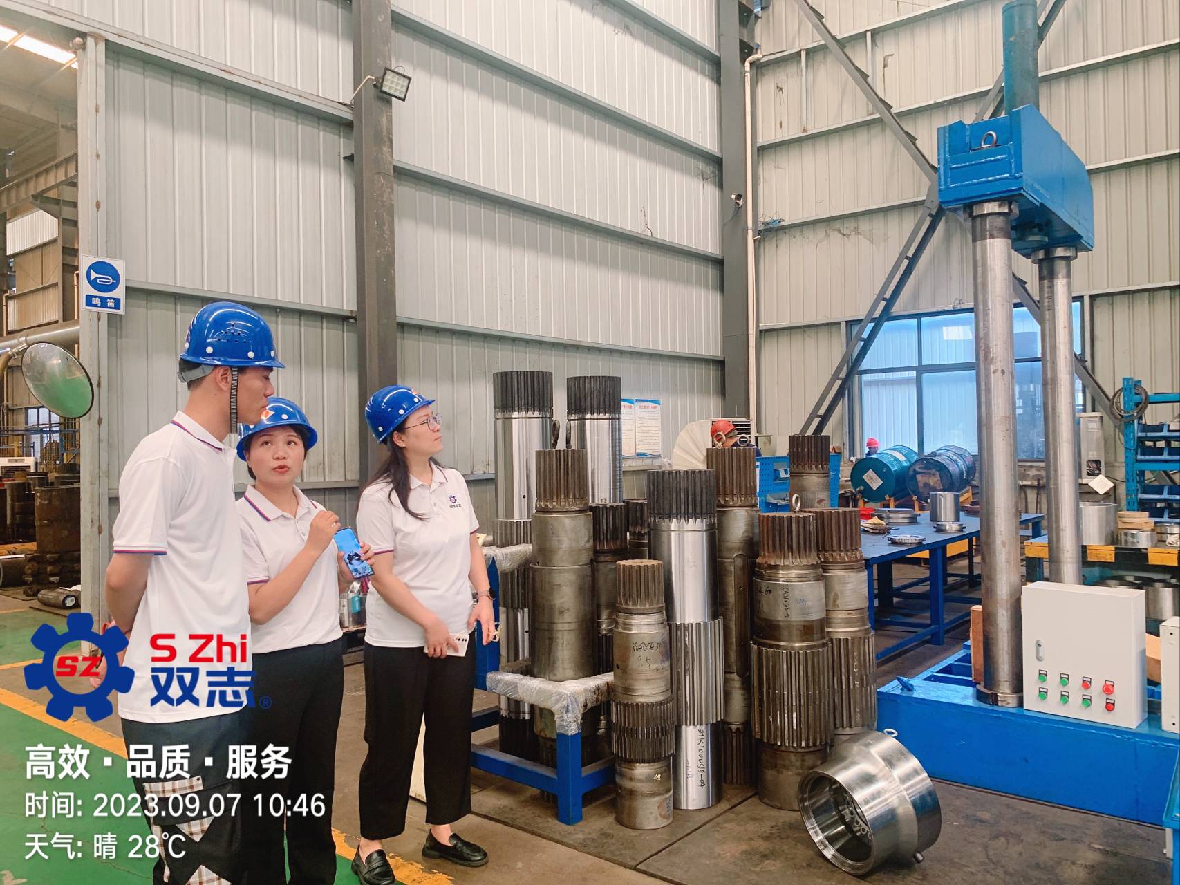 學(xué)有所用，用有所獲。部分員工到訪車間參觀學(xué)習(xí)